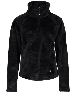 Obermeyer Furry Fleece Top - Black
