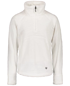 Obermeyer Furry Fleece Top - White