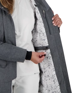 Obermeyer Sojourner Down Jacket - Charcoal -OBERMEYER Store WebZoom 1110615006 S05 MODDET1