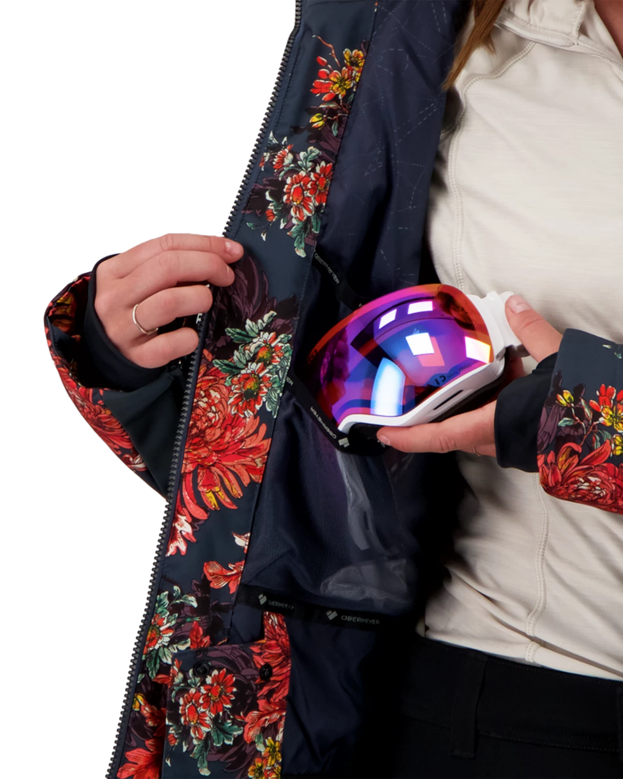 Obermeyer Lorena Jacket - Sunset Floral 10 Obermeyer Lorena Jacket - Sunset Floral - Image 8