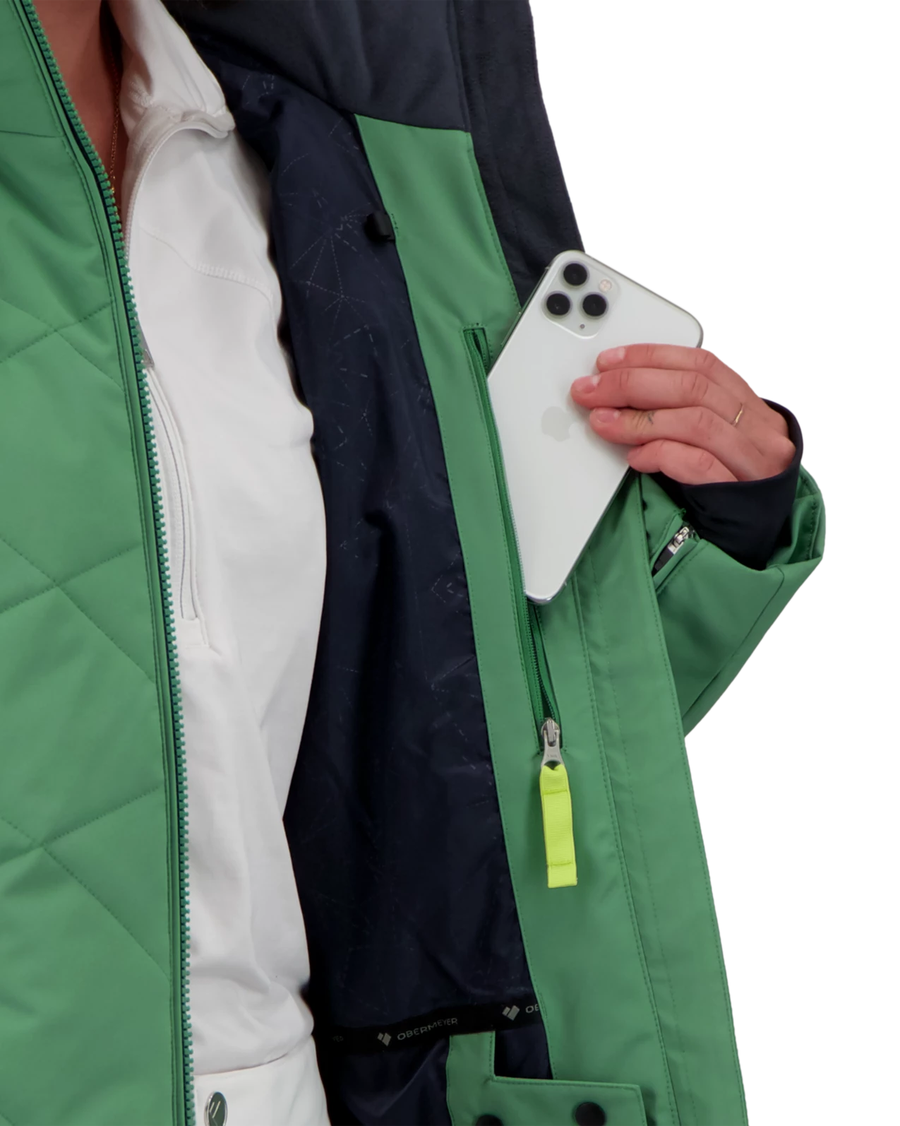 Obermeyer Lorena Jacket - Eucalyptus 11 Obermeyer Lorena Jacket - Eucalyptus - Image 9