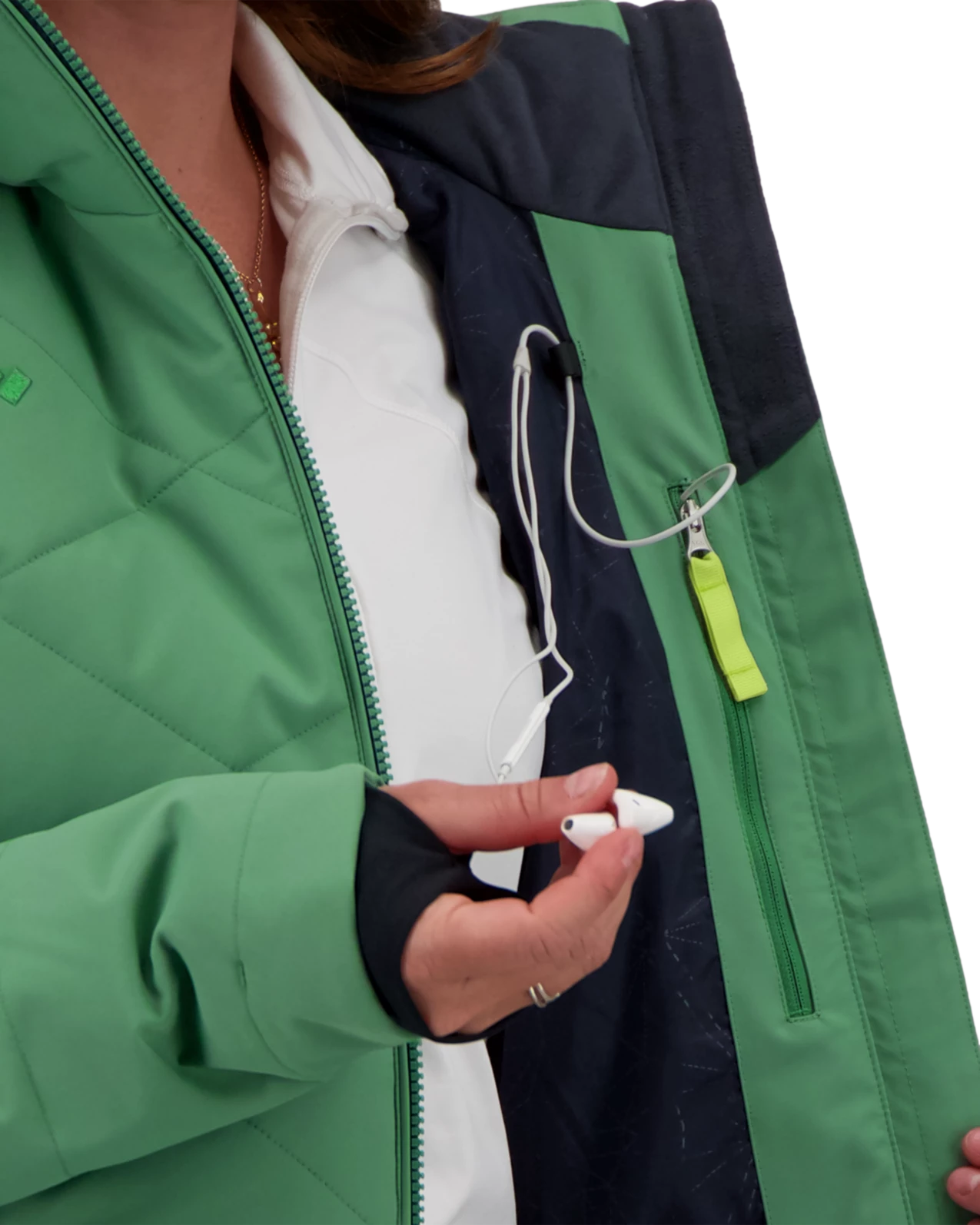 Obermeyer Lorena Jacket - Eucalyptus 12 Obermeyer Lorena Jacket - Eucalyptus - Image 10