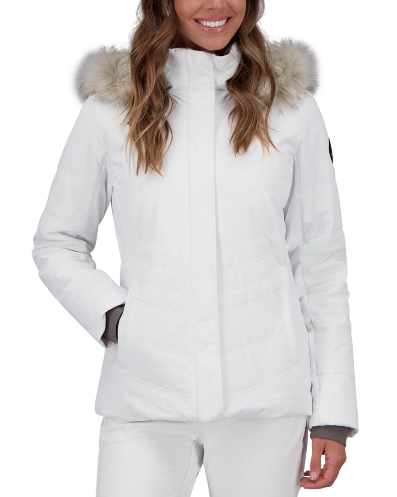 Obermeyer Tuscany Elite Jacket - White 3 Obermeyer Tuscany Elite Jacket - White