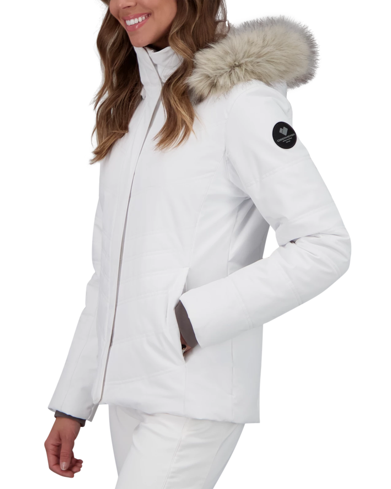 Obermeyer Tuscany Elite Jacket - White 7 Obermeyer Tuscany Elite Jacket - White - Image 5