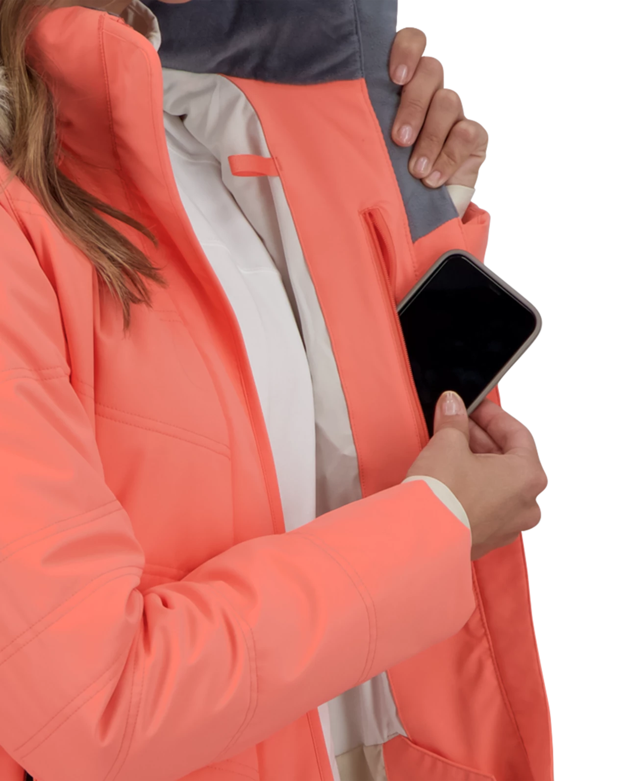 Obermeyer Tuscany Elite Jacket - Just Peachy 8 Obermeyer Tuscany Elite Jacket - Just Peachy - Image 6