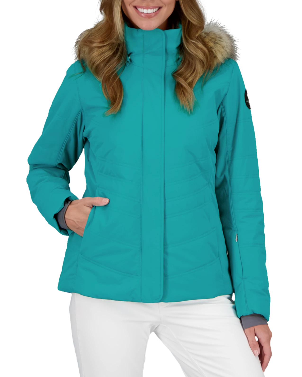 Obermeyer Tuscany II Jacket - Aegean Blue 3 Obermeyer Tuscany II Jacket - Aegean Blue