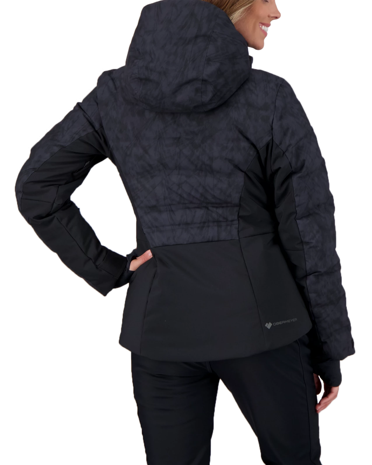 Obermeyer Cosima Down Jacket - Black Ice 4 Obermeyer Cosima Down Jacket - Black Ice - Image 2