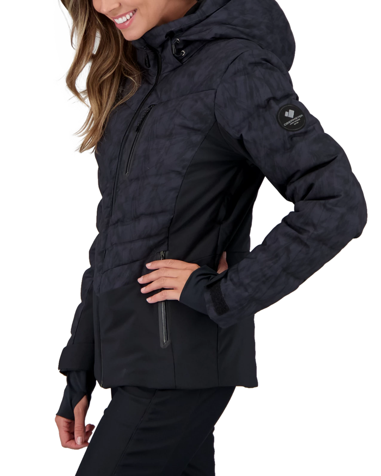 Obermeyer Cosima Down Jacket - Black Ice 5 Obermeyer Cosima Down Jacket - Black Ice - Image 3
