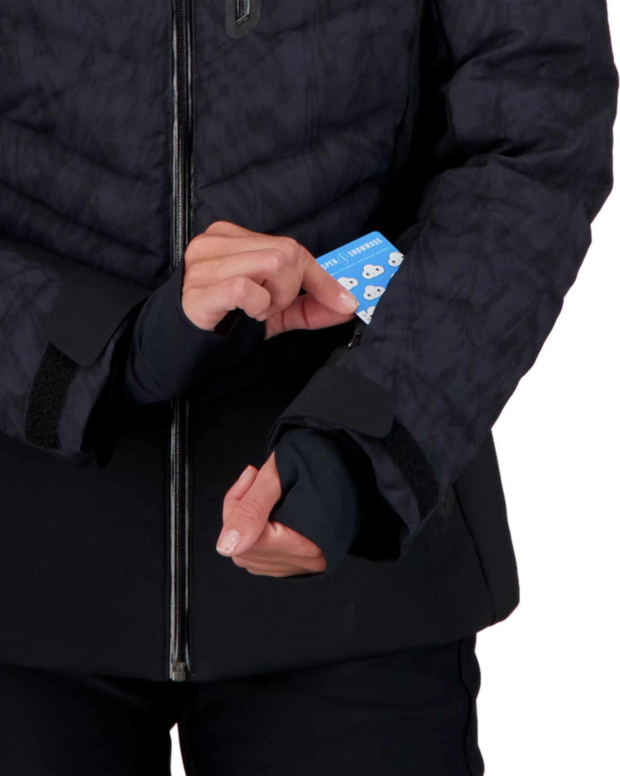 Obermeyer Cosima Down Jacket - Black Ice 7 Obermeyer Cosima Down Jacket - Black Ice - Image 5