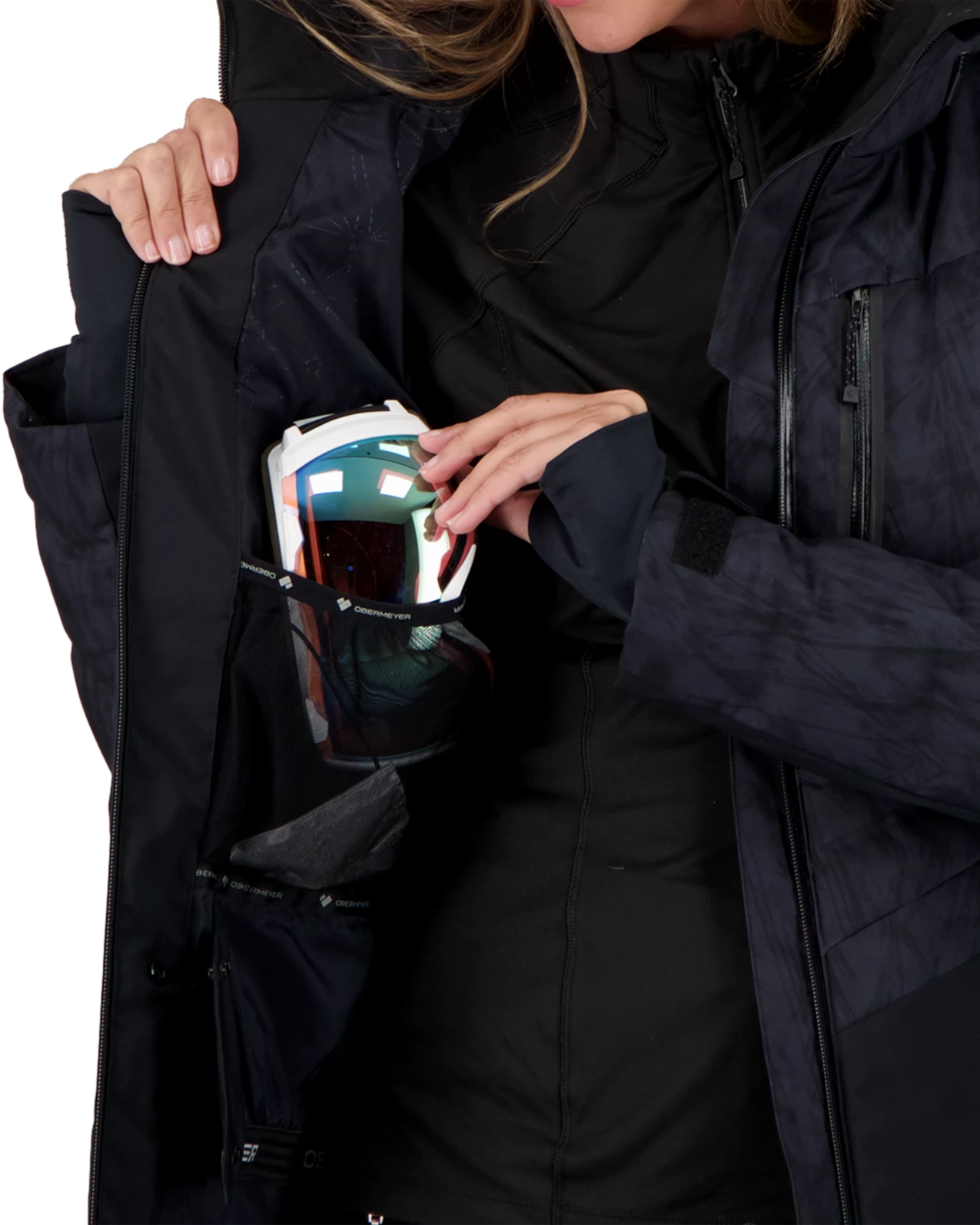 Obermeyer Cosima Down Jacket - Black Ice 10 Obermeyer Cosima Down Jacket - Black Ice - Image 8