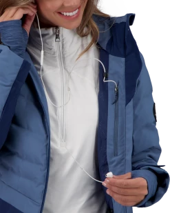 Obermeyer Cosima Down Jacket - Blue Ash -OBERMEYER Store WebZoom 1117321168 S08 MODDET4