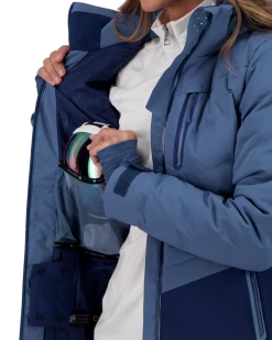 Obermeyer Cosima Down Jacket - Blue Ash -OBERMEYER Store WebZoom 1117321168 S09 MODDET5