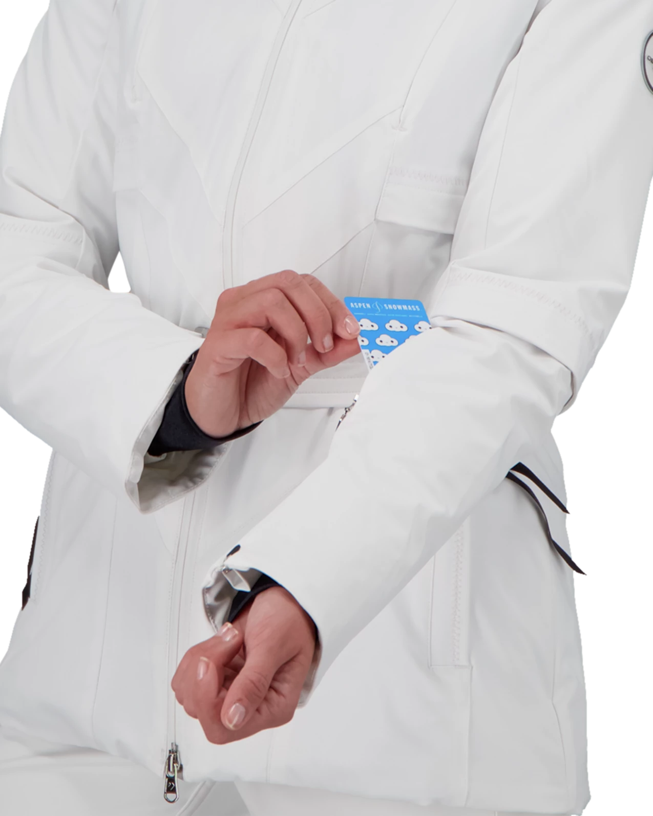 Obermeyer Theia Jacket - White 6 Obermeyer Theia Jacket - White - Image 4