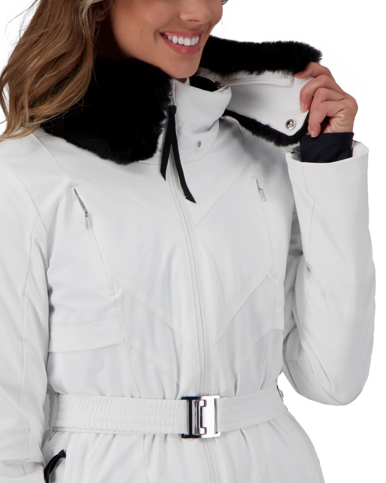 Obermeyer Theia Jacket - White 10 Obermeyer Theia Jacket - White - Image 8