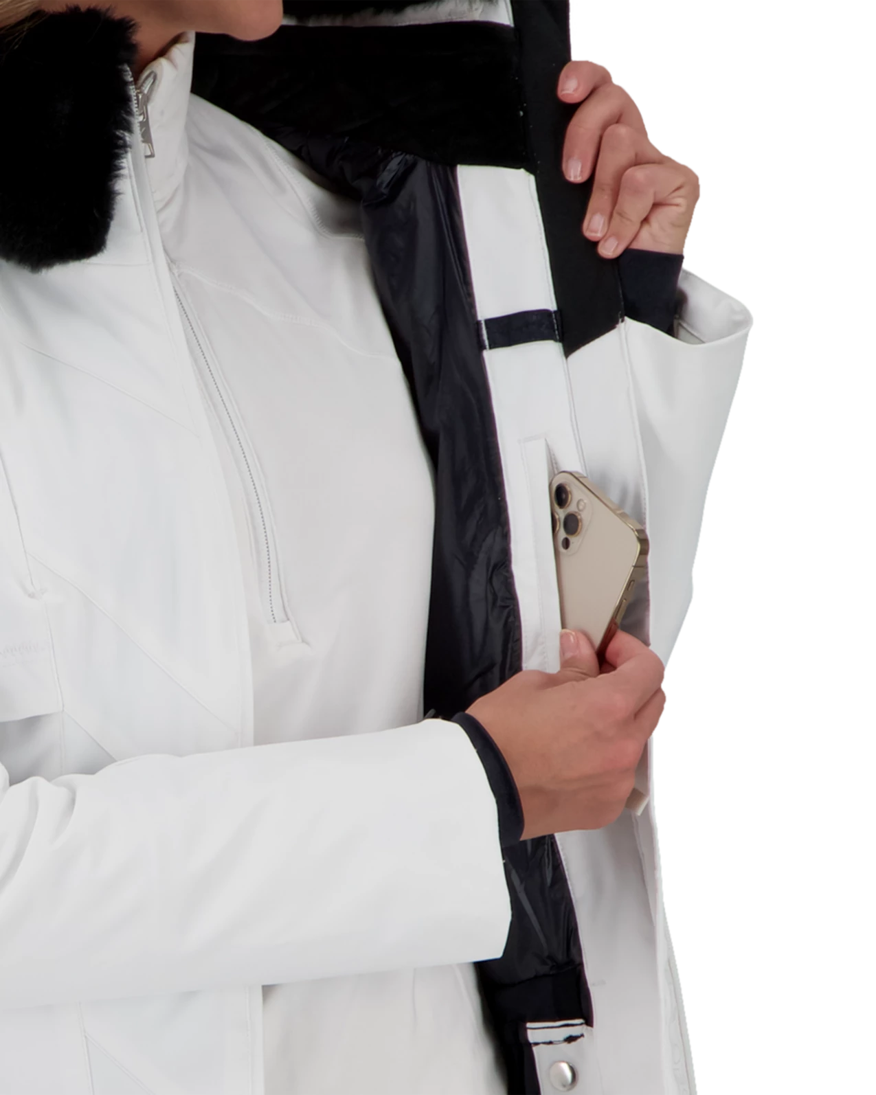 Obermeyer Theia Jacket - White 11 Obermeyer Theia Jacket - White - Image 9