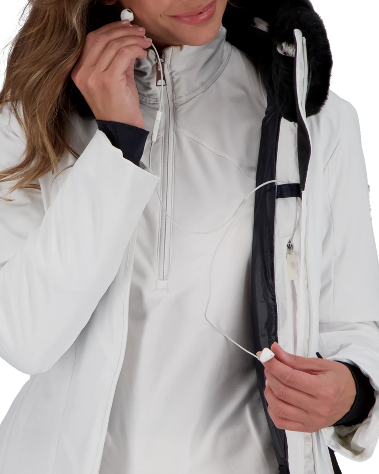 Obermeyer Theia Jacket - White 12 Obermeyer Theia Jacket - White - Image 10