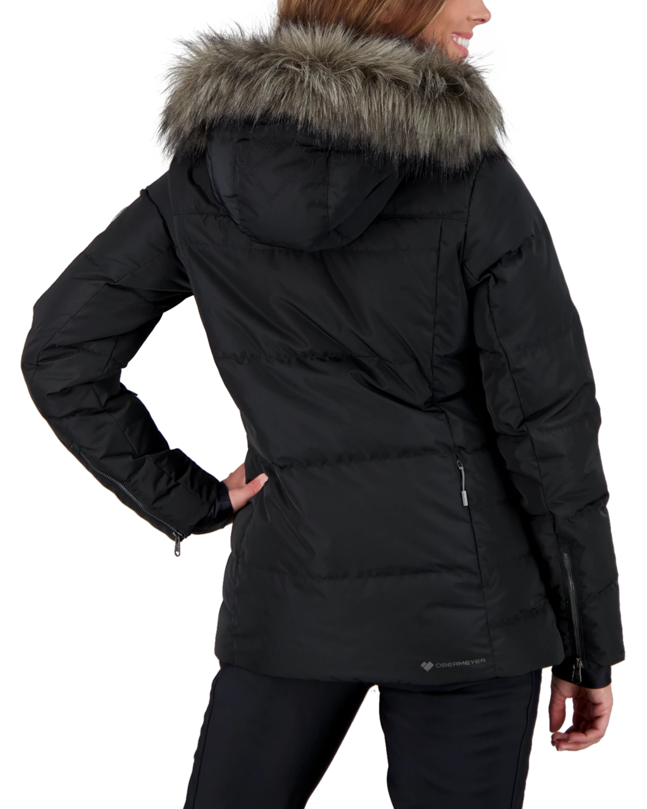 Obermeyer Circe Down Jacket - Black 4 Obermeyer Circe Down Jacket - Black - Image 2