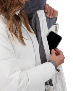 Obermeyer Circe Down Jacket - White -OBERMEYER Store WebZoom 1117616010 S07 MODDET3