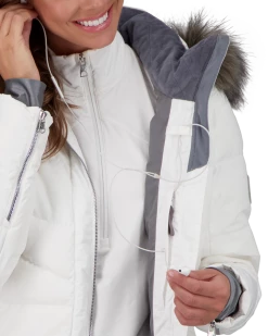 Obermeyer Circe Down Jacket - White -OBERMEYER Store WebZoom 1117616010 S08 MODDET4