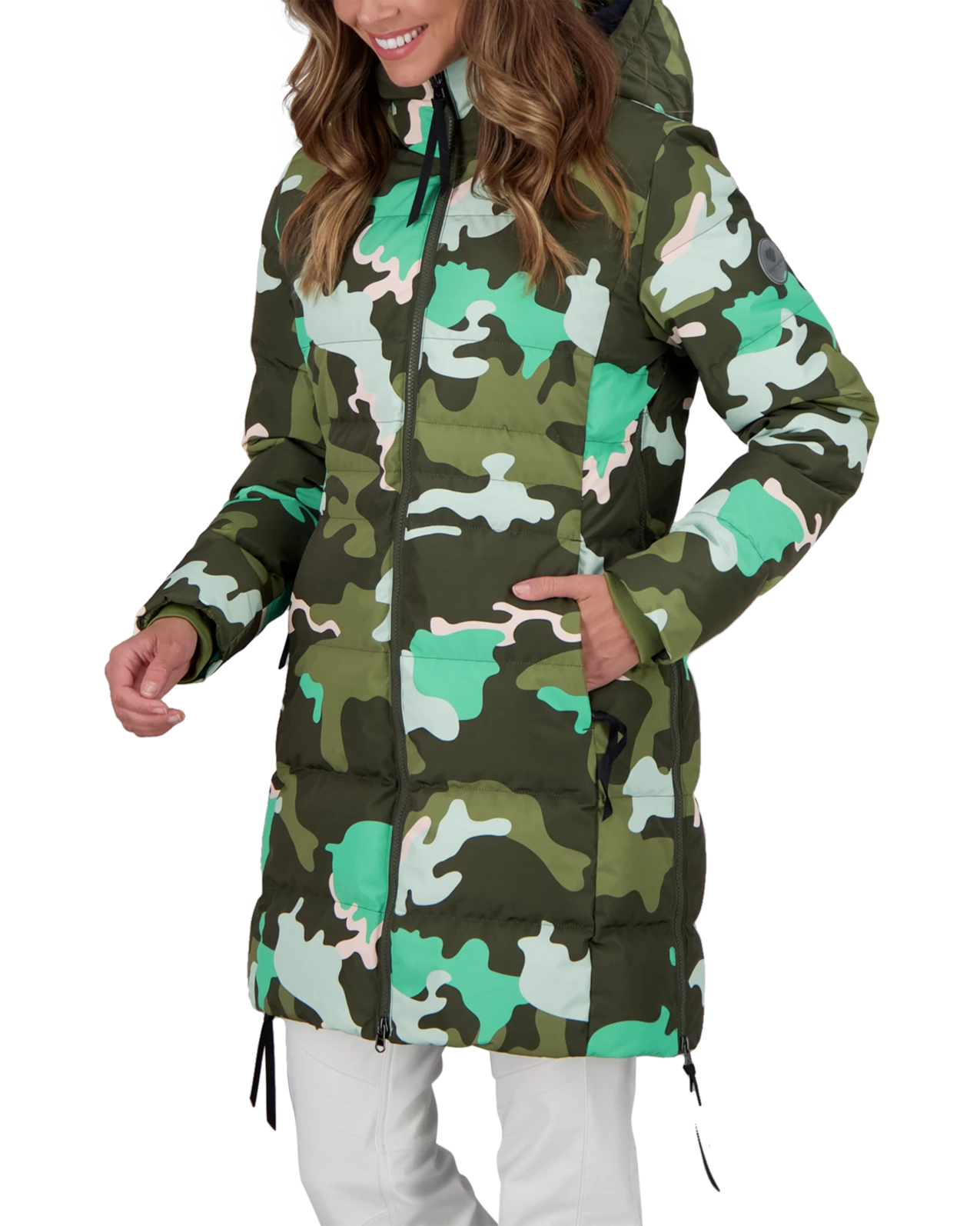 Obermeyer Hemera Down Parka - Jasmint Camo 5 Obermeyer Hemera Down Parka - Jasmint Camo - Image 3