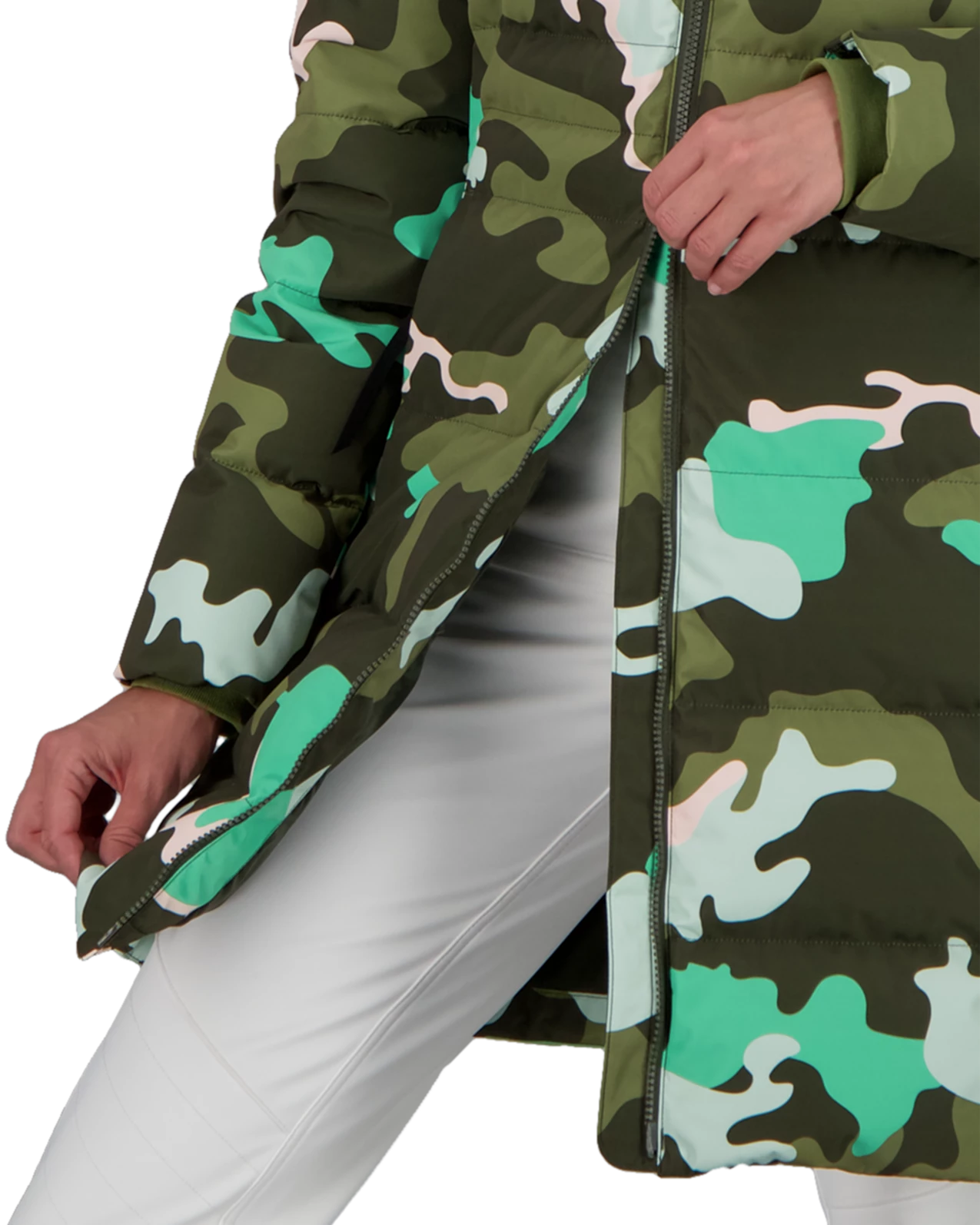 Obermeyer Hemera Down Parka - Jasmint Camo 9 Obermeyer Hemera Down Parka - Jasmint Camo - Image 7