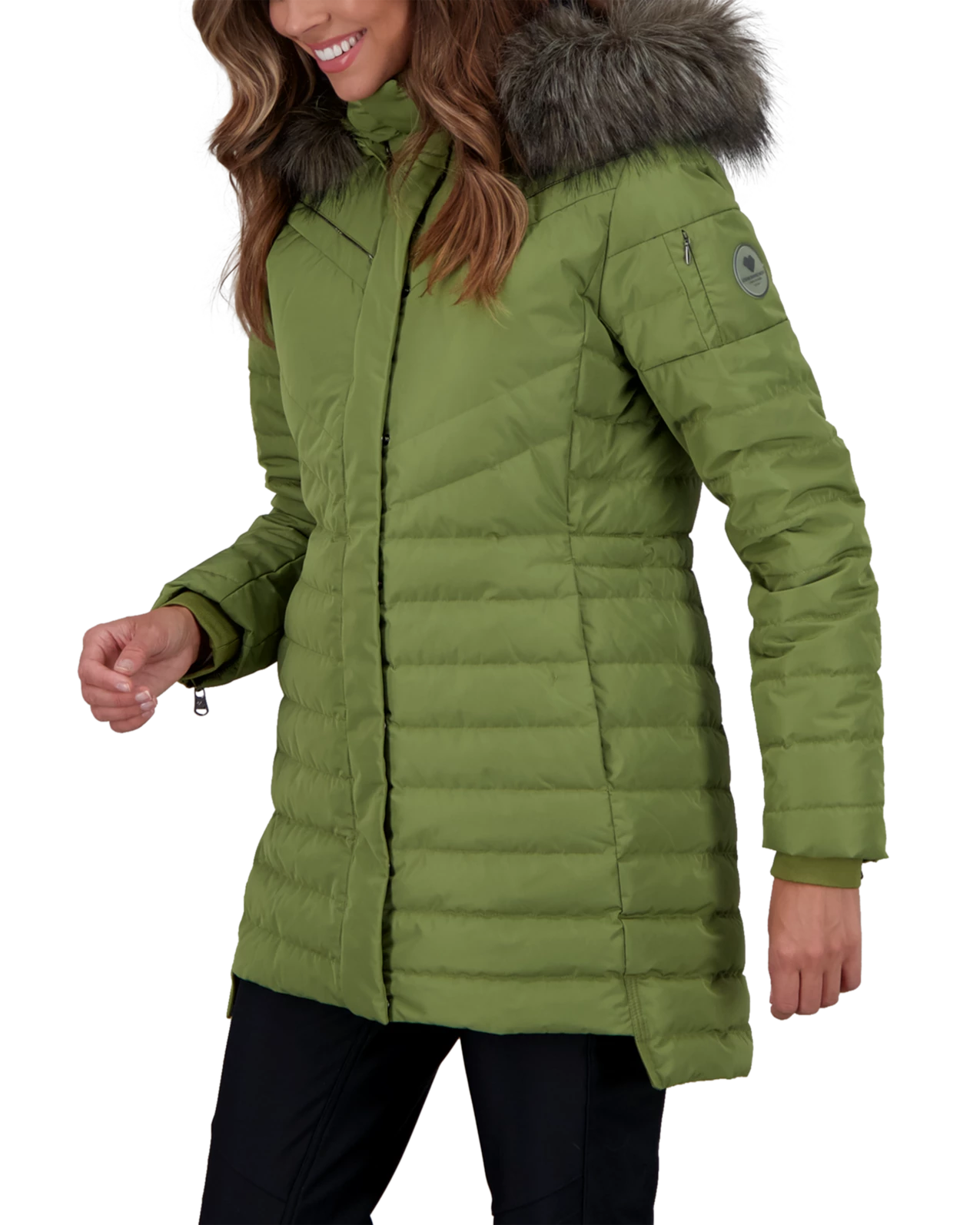 Obermeyer Blossom Down Parka W/Faux - Saguaro 5 Obermeyer Blossom Down Parka W/Faux - Saguaro - Image 3