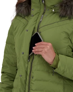 Obermeyer Blossom Down Parka W/Faux - Saguaro 17 Obermeyer Blossom Down Parka W/Faux - Saguaro -OBERMEYER Store WebZoom 1118121189 S08 MODDET4