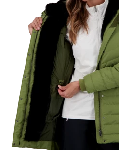 Obermeyer Blossom Down Parka W/Faux - Saguaro 18 Obermeyer Blossom Down Parka W/Faux - Saguaro -OBERMEYER Store WebZoom 1118121189 S09 MODDET5