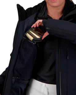 Obermeyer Defiance Jacket - Black -OBERMEYER Store WebZoom 1118316009 S08 MODDET4