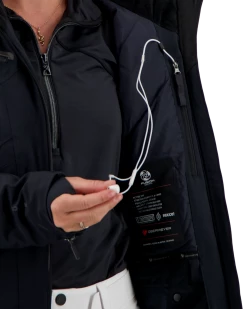 Obermeyer Defiance Jacket - Black -OBERMEYER Store WebZoom 1118316009 S09 MODDET5