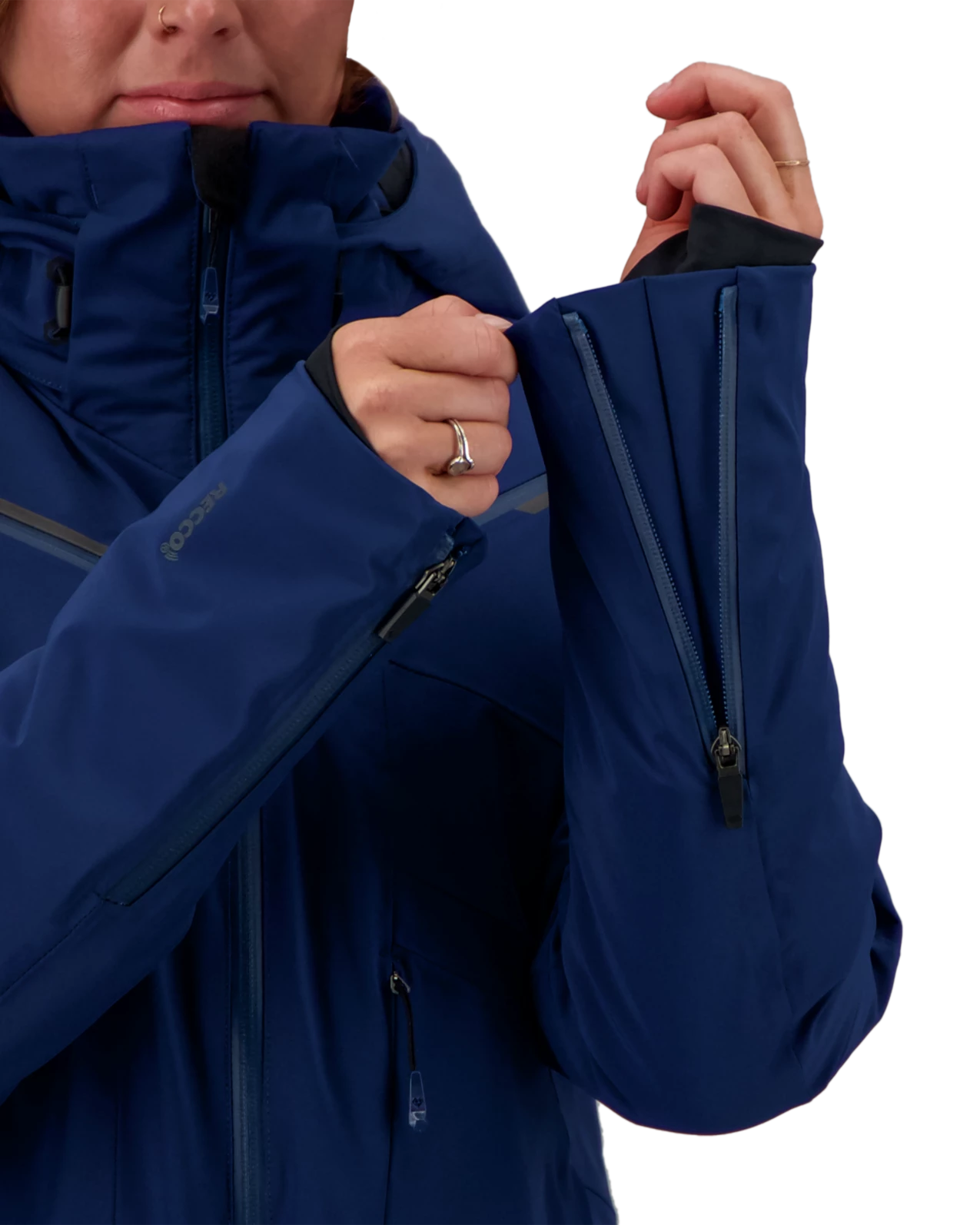 Obermeyer Defiance Jacket - Navy 7 Obermeyer Defiance Jacket - Navy - Image 5