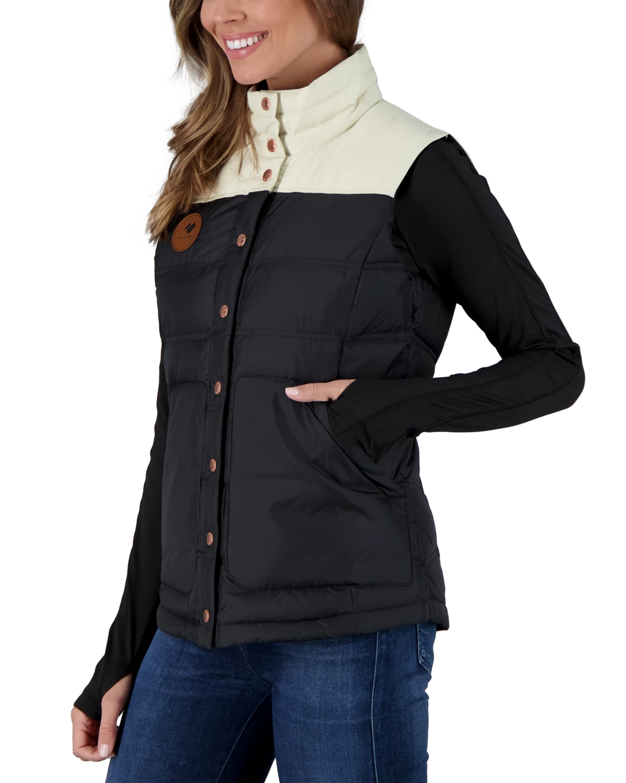 Obermeyer Mila Down Vest - Quartz 5 Obermeyer Mila Down Vest - Quartz - Image 3