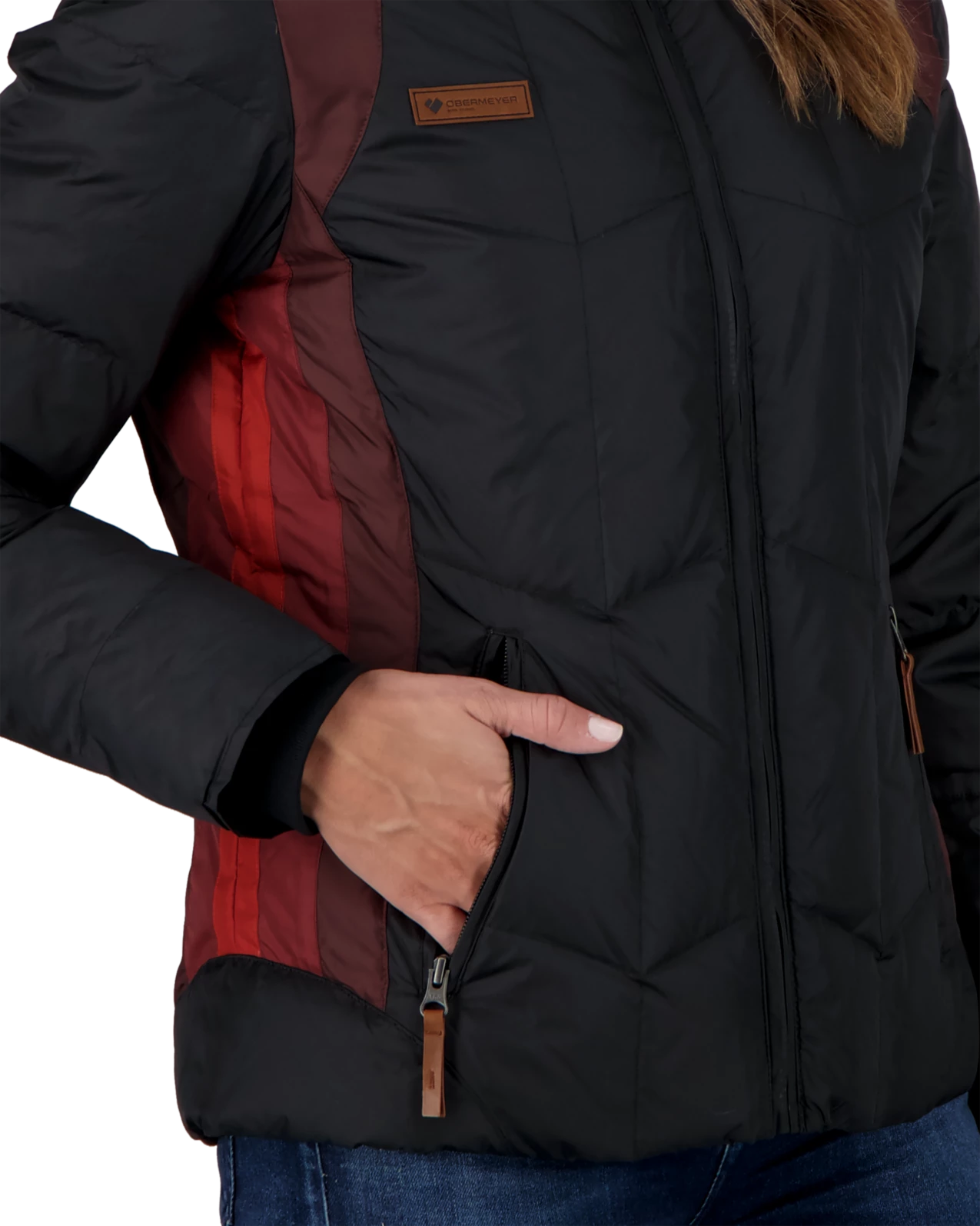 Obermeyer Janis Down Jacket - Black 7 Obermeyer Janis Down Jacket - Black - Image 5