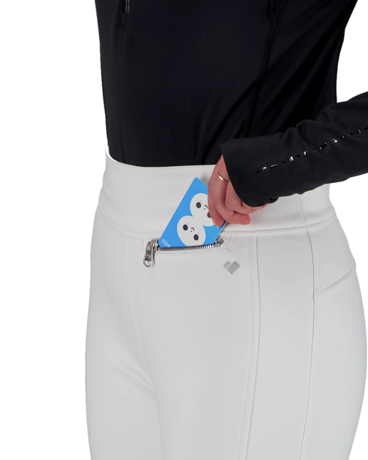 Obermeyer Jinks ITB Softshell Pant - White 6 Obermeyer Jinks ITB Softshell Pant - White - Image 4