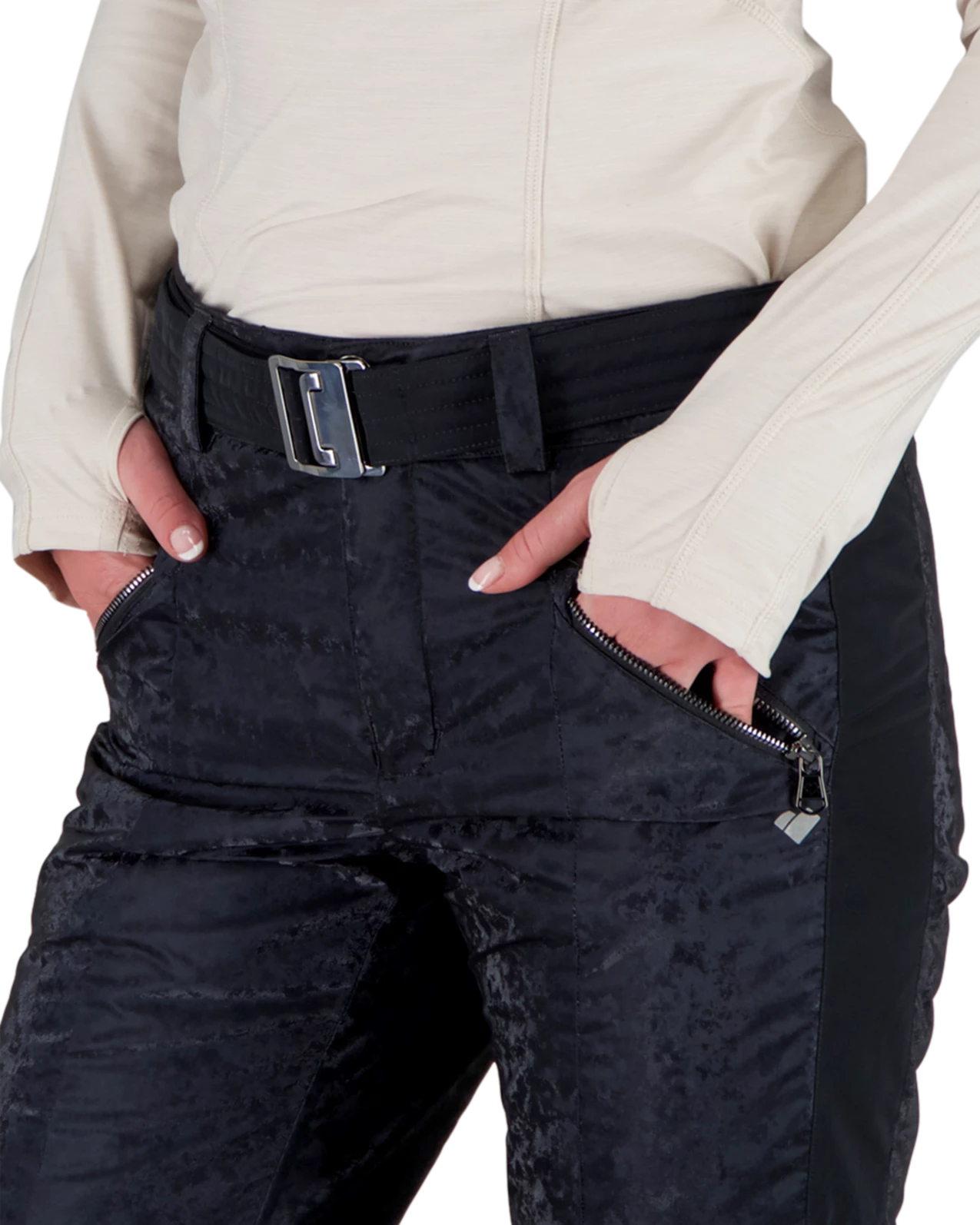 Obermeyer Athena Pant - Black Frost 6 Obermeyer Athena Pant - Black Frost - Image 4