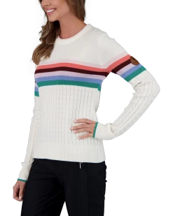 Obermeyer Donna Crewneck Sweater - Quartz -OBERMEYER Store WebZoom 1605221011 S04 MODSDE