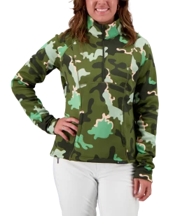 Obermeyer Sonja 1/4 Zip - Saguaro Camo