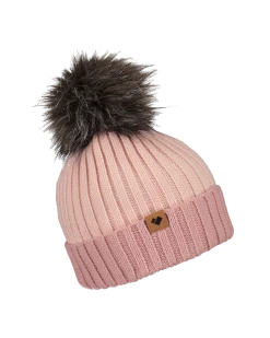 Obermeyer Denver Faux Fur Pom Beanie - Pink Sand -OBERMEYER Store WebZoom 1805721050 S06 MQNSDE
