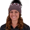 Obermeyer Fair Isle Faux Fur Pom Beanie - Purple Reign -OBERMEYER Store WebZoom 1806821179 S01 MODFRT