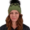 Obermeyer Fair Isle Faux Fur Pom Beanie - Saguaro -OBERMEYER Store WebZoom 1806821189 S01 MODFRT