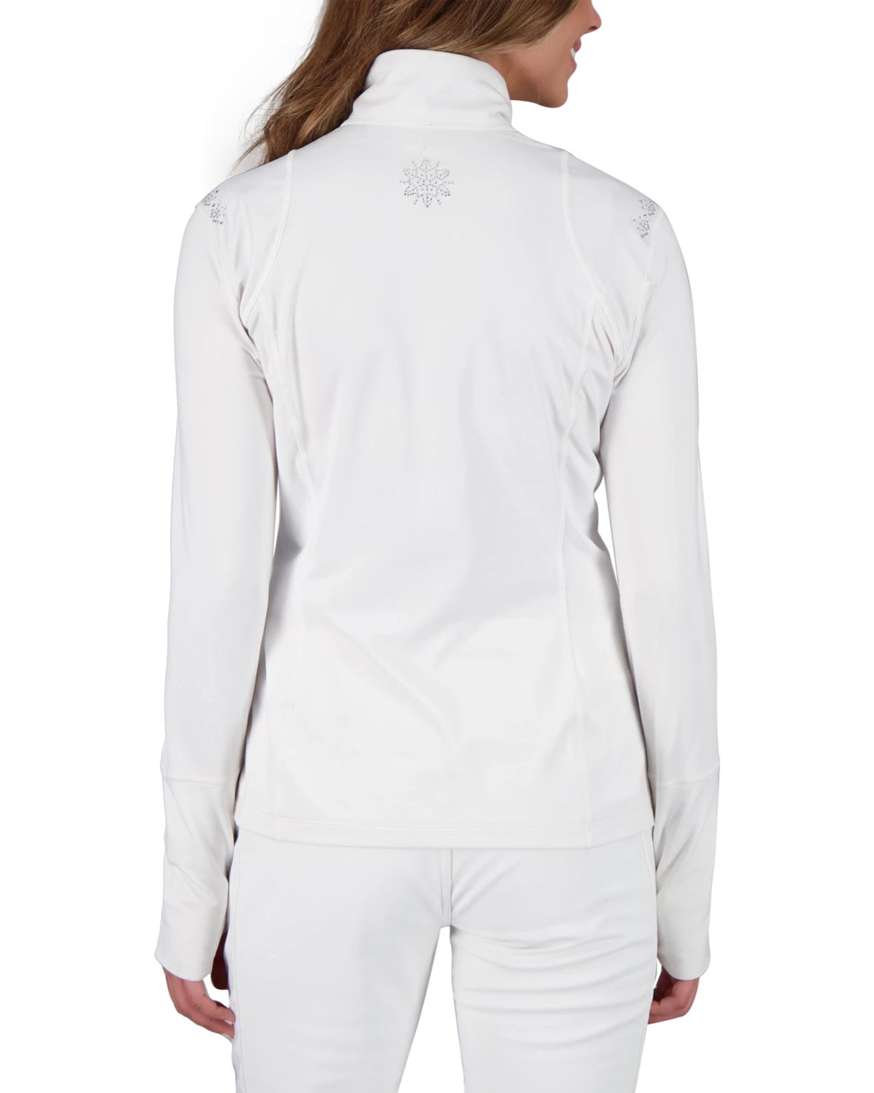 Obermeyer Anya 1/2 Zip - White 4 Obermeyer Anya 1/2 Zip - White - Image 2