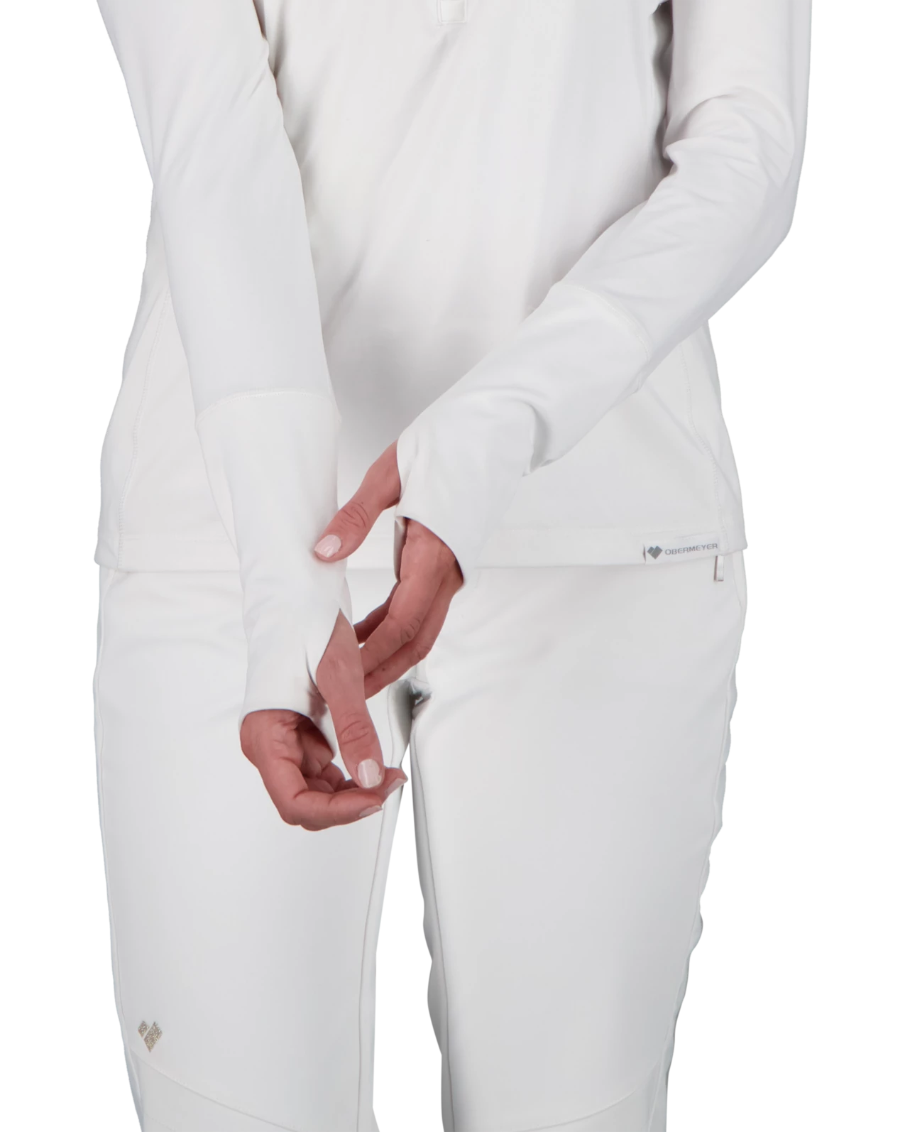 Obermeyer Anya 1/2 Zip - White 6 Obermeyer Anya 1/2 Zip - White - Image 4
