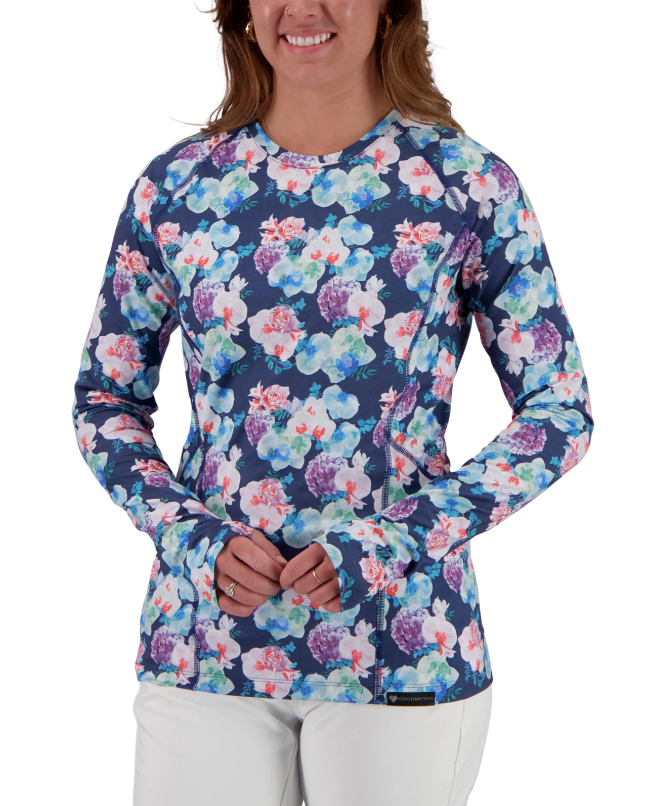 Obermeyer Discover Baselayer Crew - Floral It! 3 Obermeyer Discover Baselayer Crew - Floral It!