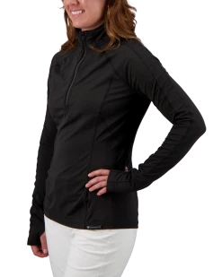 Obermeyer Discover 1/4 Zip Baselayer Top - Black -OBERMEYER Store WebZoom 1903316009 S04 MODSDE
