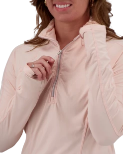 Obermeyer Discover 1/4 Zip Baselayer Top - Pink Sand 9 Obermeyer Discover 1/4 Zip Baselayer Top - Pink Sand -OBERMEYER Store WebZoom 1903321050 S05 MODDET1