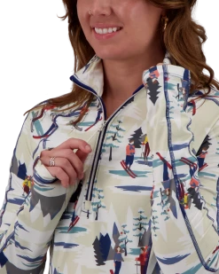 Obermeyer Discover 1/4 Zip Baselayer Top - Alpine Time -OBERMEYER Store WebZoom 1903321113 S05 MODDET1