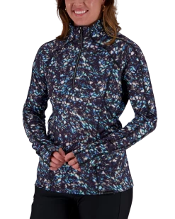 Obermeyer Discover 1/4 Zip Baselayer Top - Supernova