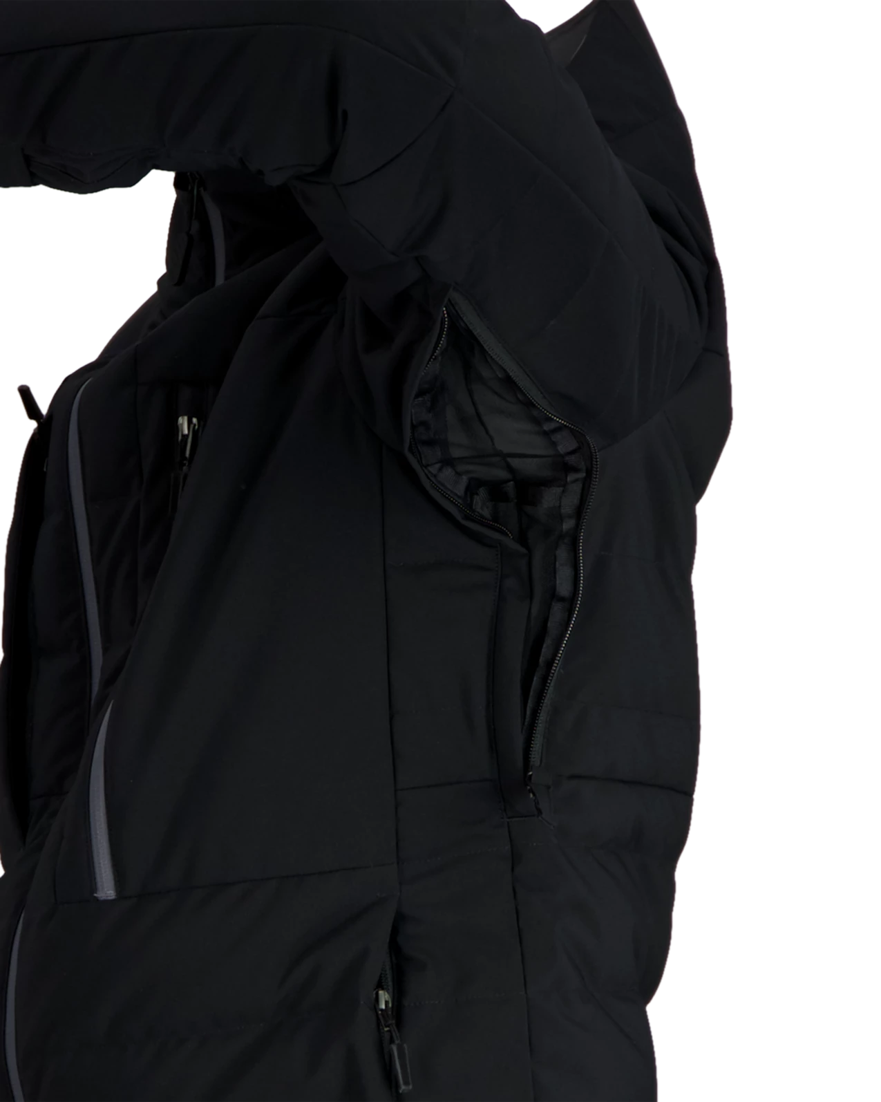 Obermeyer Caldera Down Hybrid Jacket - Black 8 Obermeyer Caldera Down Hybrid Jacket - Black - Image 6