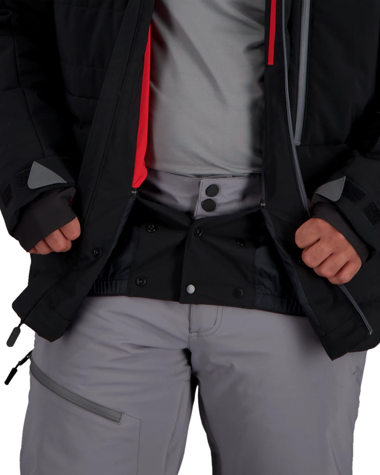 Obermeyer Caldera Down Hybrid Jacket - Black 14 Obermeyer Caldera Down Hybrid Jacket - Black - Image 12
