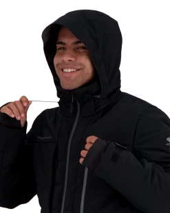 Obermeyer Caldera Down Hybrid Jacket - Black 27 Obermeyer Caldera Down Hybrid Jacket - Black -OBERMEYER Store WebZoom 2101416009 S13 MODDET9